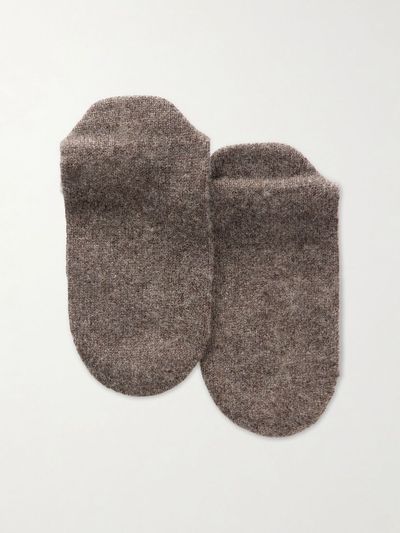 NOUR HAMMOUR Cashmere and wool-blend tights