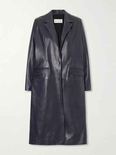 NOUR HAMMOUR Isaline leather coat