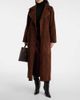 Nour Hammour Nour Hammour Althea suede wrap coat - 2
