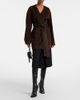 Nour Hammour Nour Hammour Anika suede wrap coat - 2
