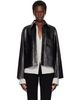 Nour Hammour Nour Hammour Black Darcy Leather Jacket - 1