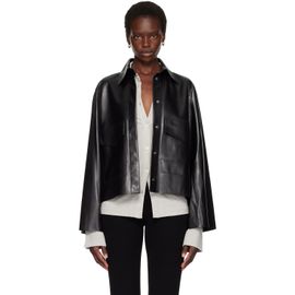 Nour Hammour Nour Hammour Black Darcy Leather Jacket