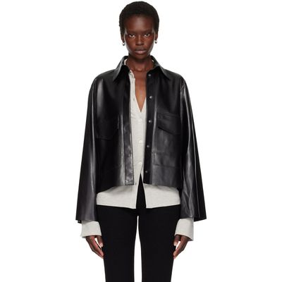Nour Hammour Nour Hammour Black Darcy Leather Jacket