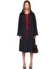 Nour Hammour Nour Hammour Black Jane Cotton Swing Coat - 1
