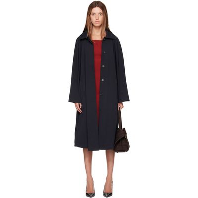 Nour Hammour Nour Hammour Black Jane Cotton Swing Coat