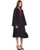 Nour Hammour Nour Hammour Black Jane Cotton Swing Coat - 2