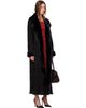 Nour Hammour Nour Hammour Black Joni Shearling Coat - 2