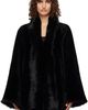 Nour Hammour Nour Hammour Black Sima Midi Shearling Coat - 1