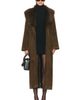 NOUR HAMMOUR NOUR HAMMOUR Briona Luxurious Suede Coat - 1