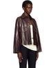 Nour Hammour Nour Hammour Brown Darcy Leather Jacket - 2