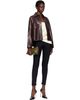 Nour Hammour Nour Hammour Brown Darcy Leather Jacket - 4