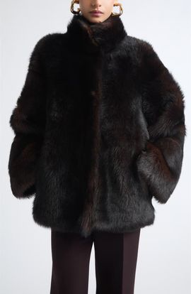 NOUR HAMMOUR NOUR HAMMOUR Carolyn Genuine Shearling Coat