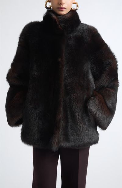 NOUR HAMMOUR NOUR HAMMOUR Carolyn Genuine Shearling Coat