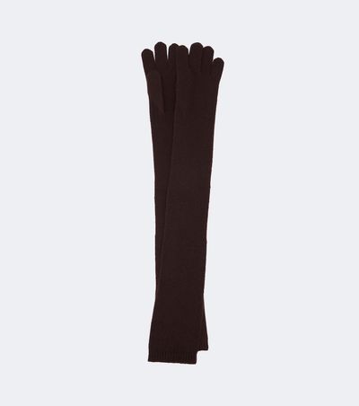 Nour Hammour Nour Hammour Cashmere and wool gloves
