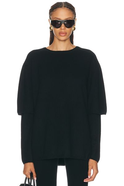 NOUR HAMMOUR NOUR HAMMOUR Cobain Layered Knit Sweater