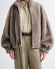 NOUR HAMMOUR NOUR HAMMOUR Cortina Genuine Shearling Jacket - 1