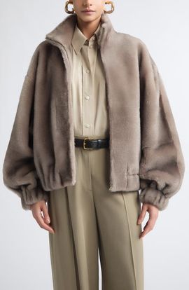 NOUR HAMMOUR NOUR HAMMOUR Cortina Genuine Shearling Jacket