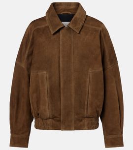 Nour Hammour Nour Hammour Dalma suede blouson jacket