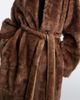 Nour Hammour Nour Hammour Davos shearling wrap coat - 4