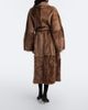 Nour Hammour Nour Hammour Davos shearling wrap coat - 6