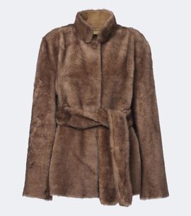 Nour Hammour Nour Hammour Elsa shearling jacket