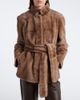 Nour Hammour Nour Hammour Elsa shearling jacket - 2