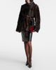 Nour Hammour Nour Hammour Elsa shearling wrap coat - 2