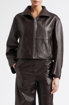 NOUR HAMMOUR NOUR HAMMOUR Etienne Everyday Leather Jacket