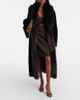 Nour Hammour Nour Hammour Isadora reversible shearling wrap coat - 2
