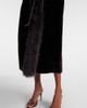 Nour Hammour Nour Hammour Isadora reversible shearling wrap coat - 6
