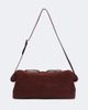 Nour Hammour Nour Hammour Kenza suede shoulder bag - 1