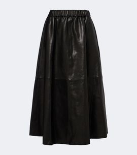 Nour Hammour Nour Hammour Lenley leather skirt