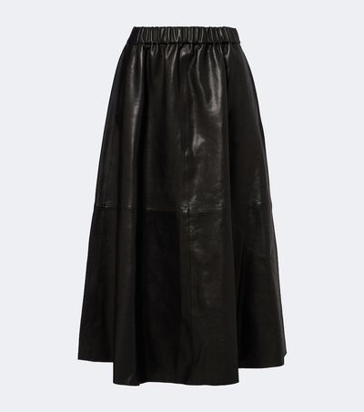 Nour Hammour Nour Hammour Lenley leather skirt