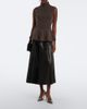 Nour Hammour Nour Hammour Lenley leather skirt - 2