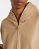 Nour Hammour Nour Hammour Leo leather zip-up hoodie - 4