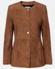 Nour Hammour Nour Hammour Maud suede jacket - 1