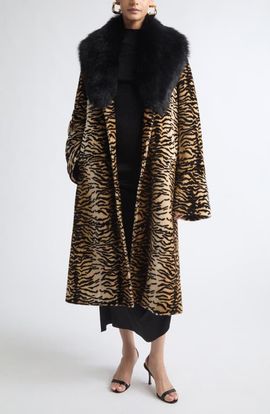 NOUR HAMMOUR NOUR HAMMOUR Nina Genuine Shearling Coat