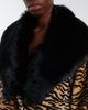 Nour Hammour Nour Hammour Nina tiger-print shearling coat - 3