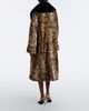 Nour Hammour Nour Hammour Nina tiger-print shearling coat - 5
