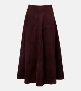 Nour Hammour Nour Hammour Opera leather maxi skirt