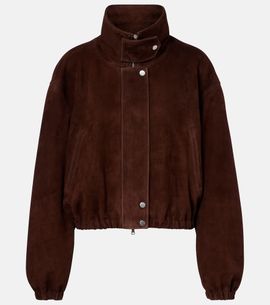 Nour Hammour Nour Hammour Pia suede blouson jacket