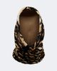 Nour Hammour Nour Hammour Printed leather and shearling hood - 1