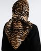 Nour Hammour Nour Hammour Printed leather and shearling hood - 5