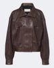 Nour Hammour Nour Hammour Quincy leather blouson jacket - 1