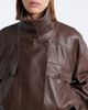 Nour Hammour Nour Hammour Quincy leather blouson jacket - 3