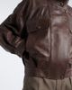 Nour Hammour Nour Hammour Quincy leather blouson jacket - 4