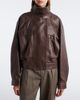 Nour Hammour Nour Hammour Quincy leather blouson jacket - 5