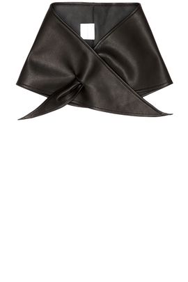 NOUR HAMMOUR NOUR HAMMOUR Sena Leather Pull Scarf
