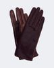 Nour Hammour Nour Hammour Silk-lined calf hair and leather gloves - 1
