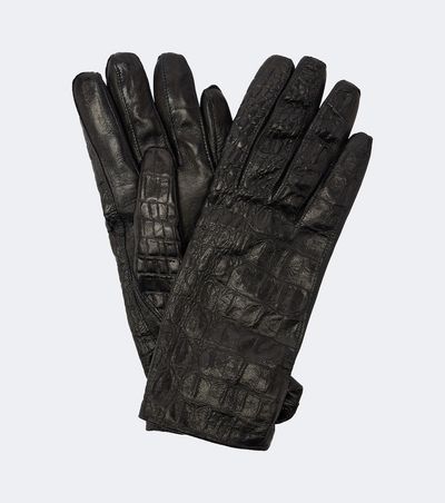 Nour Hammour Nour Hammour Silk-lined leather gloves